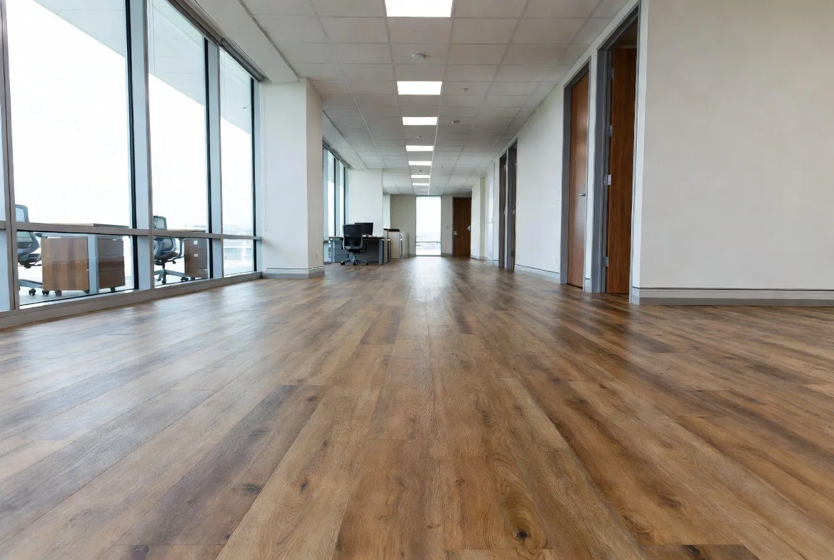 Carpet tile on a corporate floor